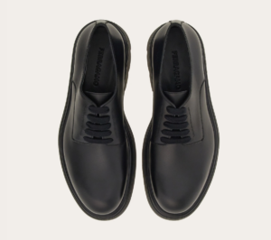 Giay Salvatore Ferragamo Chunky Lace Up 'Black' 022216-768457