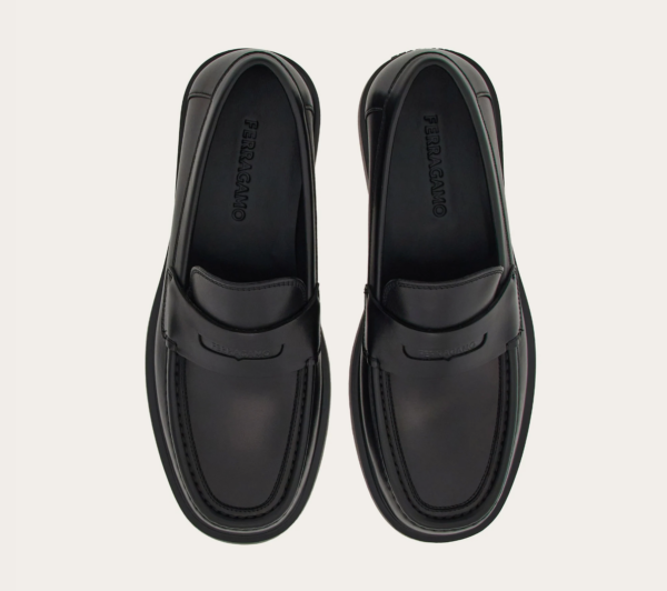 Giay Salvatore Ferragamo Penny 'Black' 022421-769147
