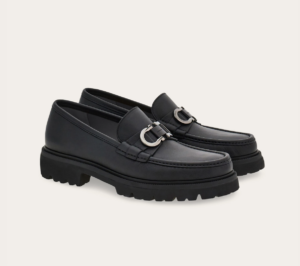 Giay Salvatore Ferragamo Moccasin 'Black' 028249-773850