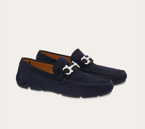 Giay Salvatore Ferragamo Driver 'Blue' 02C398-773985