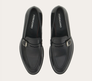 Giay Salvatore Ferragamo Moccasin 'Black' 029111-774508