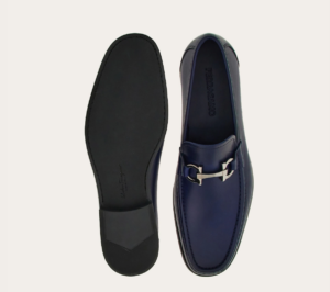 Giay Salvatore Ferragamo Moccasin 'Blue' 029457-769877