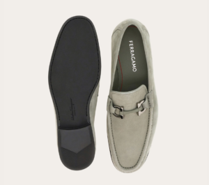 Giay Salvatore Ferragamo Moccasin 'Ash Grey' 029457-774547