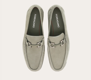 Giay Salvatore Ferragamo Moccasin 'Ash Grey' 029457-774547