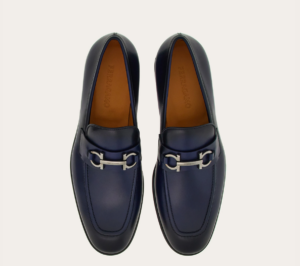 Giay Salvatore Ferragamo Moccasin 'Blue' 021669-768812