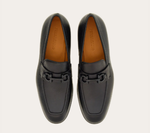 Giay Salvatore Ferragamo Moccasin 'Black' 021669-768931