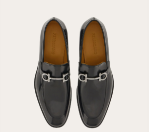 Giay Salvatore Ferragamo Moccasin 'Black' 021666-763346