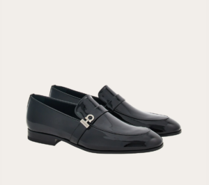 Giay Salvatore Ferragamo Moccasin 'Black' 022241-768488