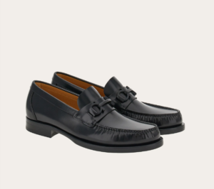 Giay Salvatore Ferragamo Moccasin 'Black' 021606-762689