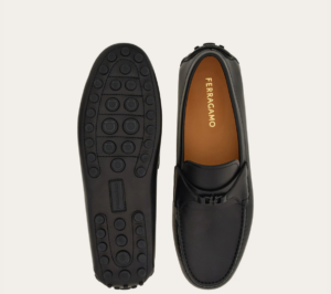 Giay Salvatore Ferragamo Driver 'Black' 021654-774315