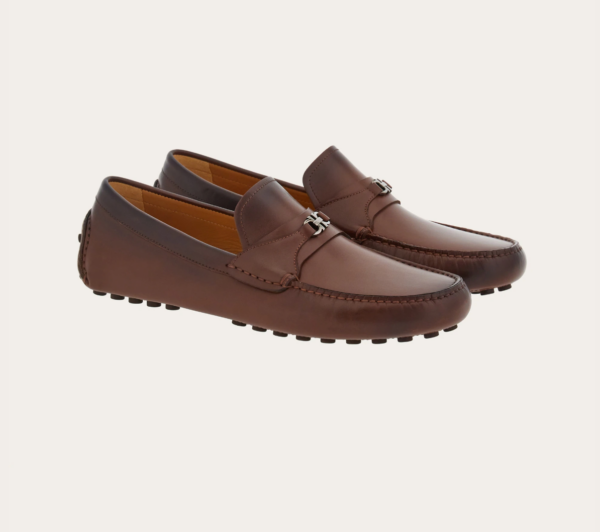 Giay Salvatore Ferragamo Driver 'Cocoa' 021654-762656