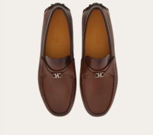 Giay Salvatore Ferragamo Driver 'Cocoa' 021654-762656