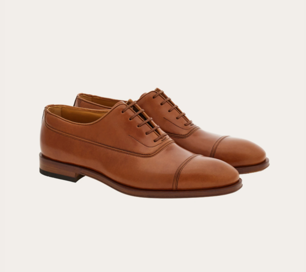 Giay Salvatore Ferragamo Oxford 'Dark Leather' 021625-768690