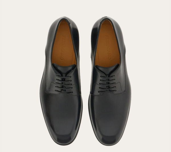 Giay Salvatore Ferragamo Two Tone Derby 'Black' 021670-762619