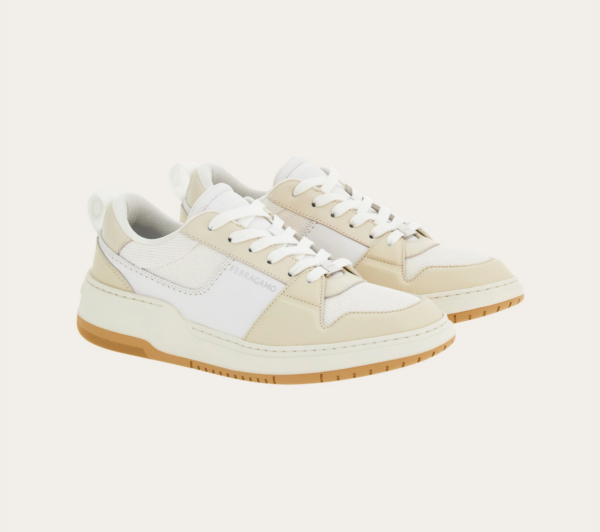 Giay Salvatore Ferragamo Low Cut Sneaker 'White' 023591-769613