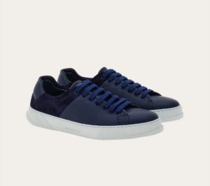 Giay Salvatore Ferragamo Low Cut Sneaker 'Blue' 026426-772094