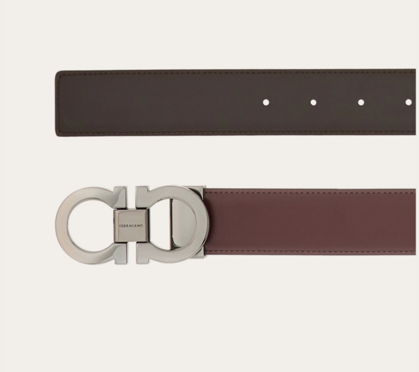 That Lung Salvatore Ferragamo Adjustable Gancini Belt 'Oxblood' 679535-778226