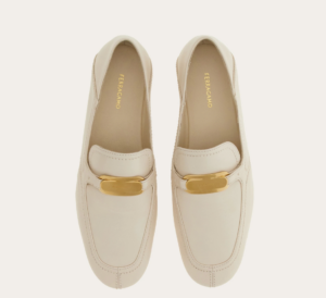 Giay Salvatore Ferragamo New Vara Buckle Loafer 'Mascarpone' 01H932-773087