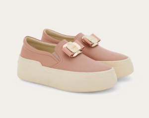 Giay Salvatore Ferragamo New Vara Plate Slip On 'Rose' 030606-774816