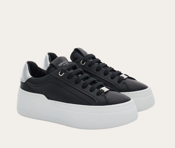 Giay Salvatore Ferragamo Wedge Sneaker 'Black' 030573-769353