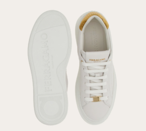 Giay Salvatore Ferragamo Wedge Sneaker 'White' 030573-769352
