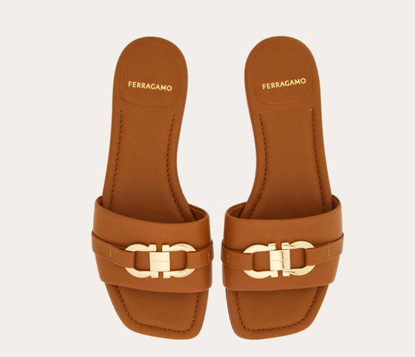 Dep Salvatore Ferragamo Flat Slide 'Tan' 01G997-769637