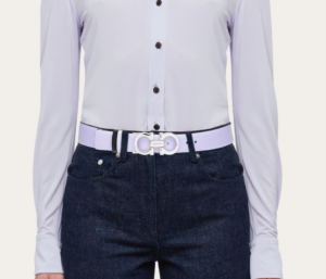 That Lung Salvatore Ferragamo Reversible Adjustable 'Lavender' 23A565-775474