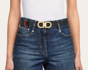 That Lung Salvatore Ferragamo Reversible Adjustable Gancini Belt 'Black' 230294-771068