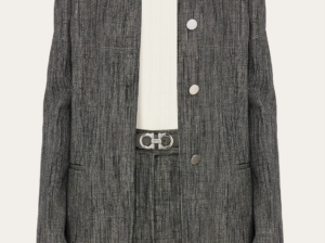 That Lung Salvatore Ferragamo Reversible Adjustable Gancini Belt 'Grey' 23A565-764038