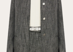 That Lung Salvatore Ferragamo Adjustable Gancini Belt 'Silver' 23B727-746845