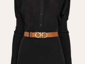 That Lung Salvatore Ferragamo Gancini Belt 'Sella' 23A564-674471