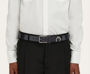 That Lung Salvatore Ferragamo Fixed Gancini Belt 'Black' 670366-775729