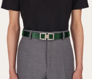 That Lung Salvatore Ferragamo Gancini 'Green' 670251-773323