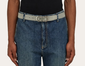 That Lung Salvatore Ferragamo Gancini 'Grey' 670385-776406