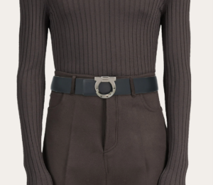 That Lung Salvatore Ferragamo Gancini 'Black' 670311-770934