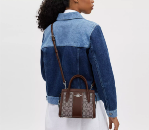 Tui Coach Andrea Carryall In Signature Jacquard 'Brown' CT766-SVS8S