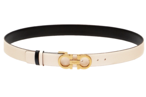 That Lung Salvatore Ferragamo Gancini Belt 'Bone' 23A565-741534