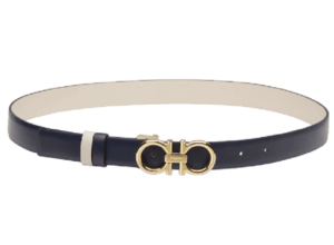 That Lung Salvatore Ferragamo Gancini Belt 'Navy' 23B559-764048