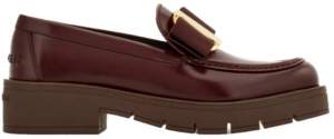 Giay Salvatore Ferragamo Chunky Vara Bow Loafer 'Oxblood' 01J060-777355