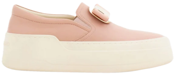 Giay Salvatore Ferragamo New Vara Plate Slip On 'Rose' 030606-774816