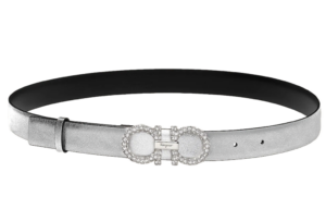That Lung Salvatore Ferragamo Adjustable Gancini Belt 'Silver' 23B727-746845