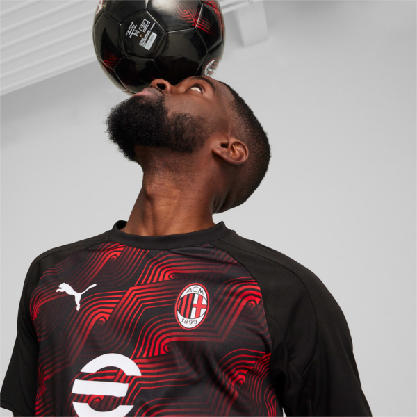 Ao Puma AC Milan Pre-Match Football Jersey 'Black Red' 774024-01