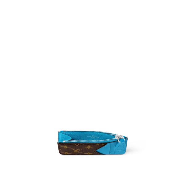 Vi Louis Vuitton Romy Card Holder 'Gaston Blue' M12382