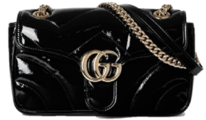 Tui Gucci GG Marmont Small Shoulder Bag 'Black' 443497-0AAA9-1000