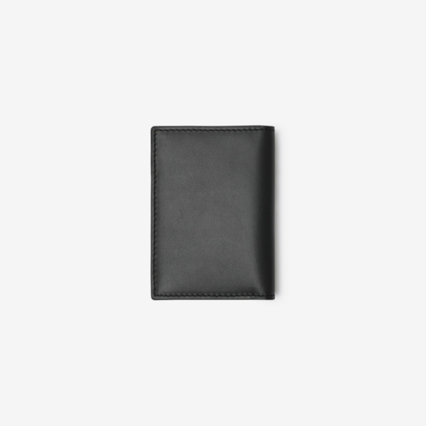 Vi Burberry B Shield Folding Card Case 'Black' 81003301