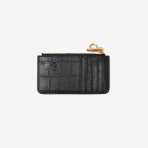 Vi Burberry Rocking Horse Zip Card​ 'Black' 81024161