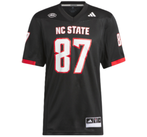 Ao Adidas North Carolina State Football Off-Field Ghost Jersey 'Black' IA3357