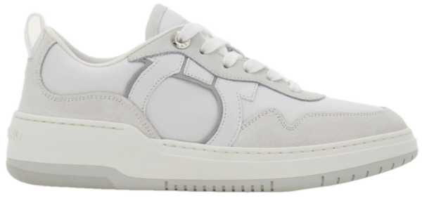 Giay Salvatore Ferragamo Gancini Sneaker 'White' 030576-770225