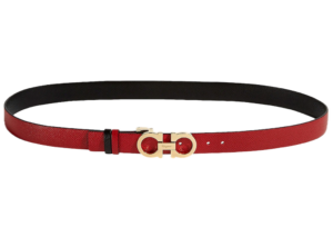 That Lung Salvatore Ferragamo Gancini Belt 'Red' 23A565-674556