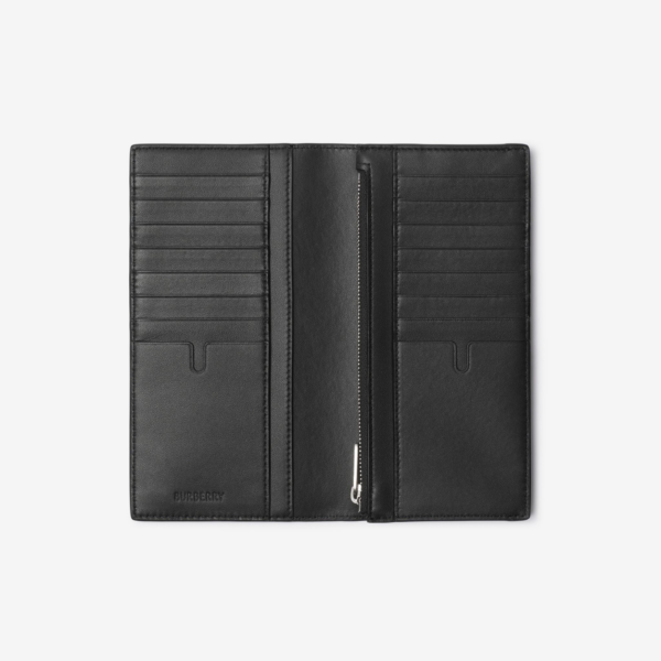 Vi Burberry B Shield Continental Wallet 'Slate' 81029401